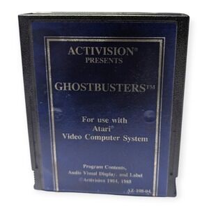 Activision Ghostbusters‎ Atari 2600 Video Computer System Game Cartridge